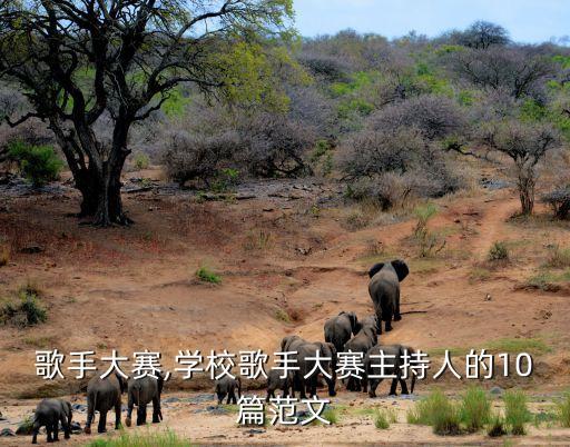 校园歌手大赛,学校歌手大赛主持人的10篇范文