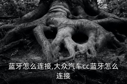 cc蓝牙怎么连接,大众汽车cc蓝牙怎么连接