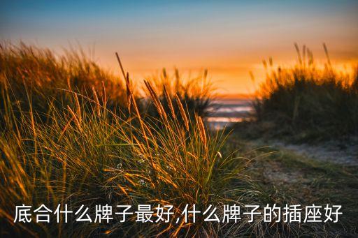 插座底合什么牌子最好,什么牌子的插座好?