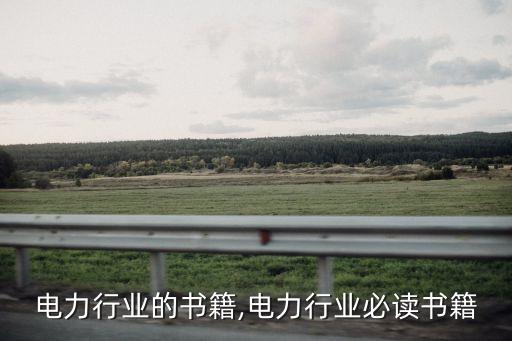 电力行业的书籍,电力行业必读书籍
