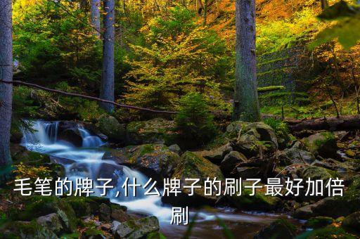 兼毫毛笔的牌子,什么牌子的刷子最好加倍刷?