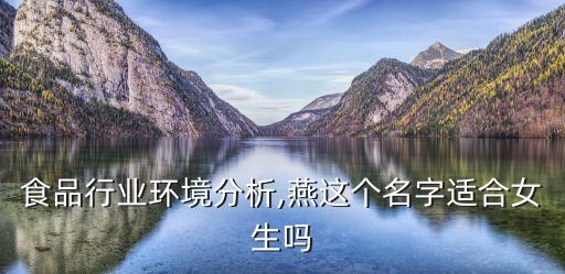 食品行业环境分析,燕这个名字适合女生吗