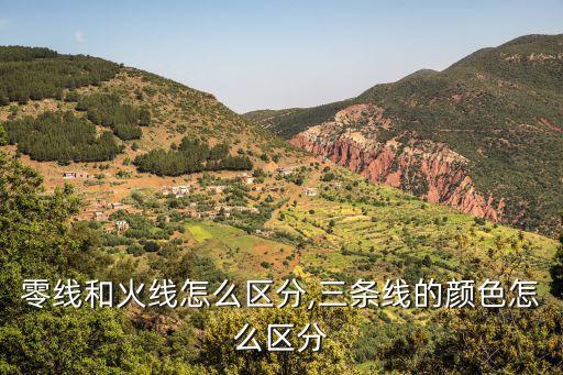 零线和火线怎么区分,三条线的颜色怎么区分