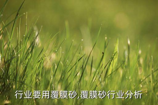 行业要用覆膜砂,覆膜砂行业分析