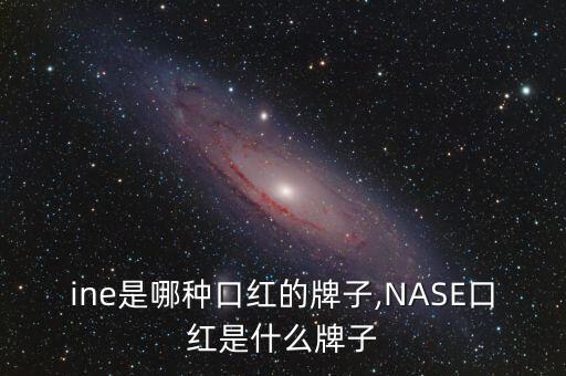 ine是哪种口红的牌子,NASE口红是什么牌子