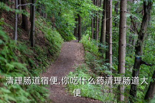 怎么清理肠道宿便,你吃什么药清理肠道大便?