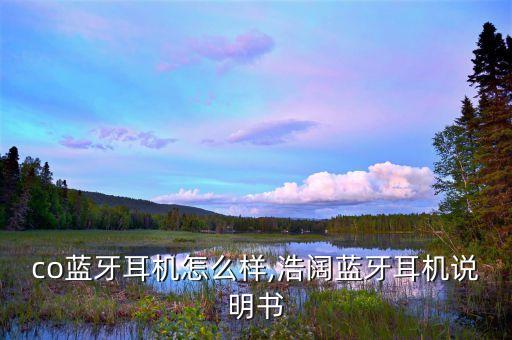 hoco蓝牙耳机怎么样,浩阔蓝牙耳机说明书