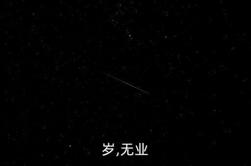 岁,无业