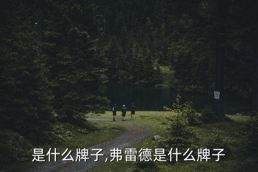 ED是什么牌子,弗雷德是什么牌子?