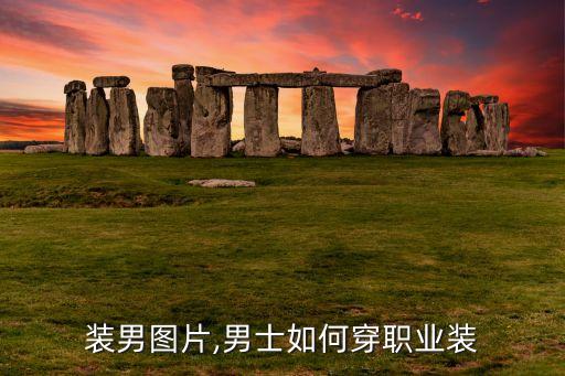 装男图片,男士如何穿职业装