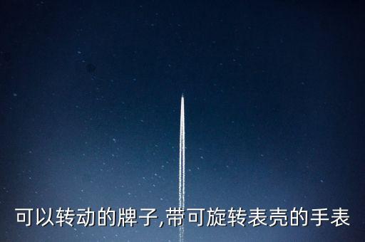 表面可以转动的牌子,带可旋转表壳的手表