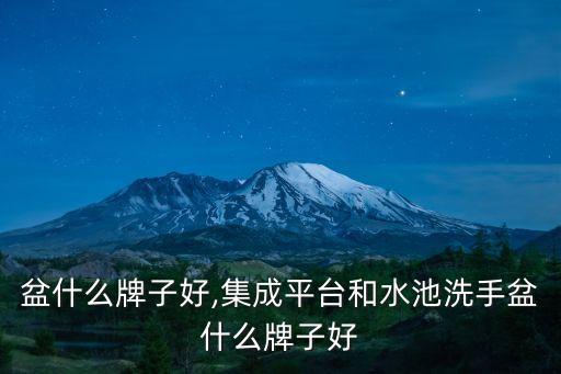 洗手盆什么牌子好,集成平台和水池洗手盆什么牌子好