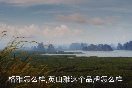 格雅怎么样,英山雅这个品牌怎么样