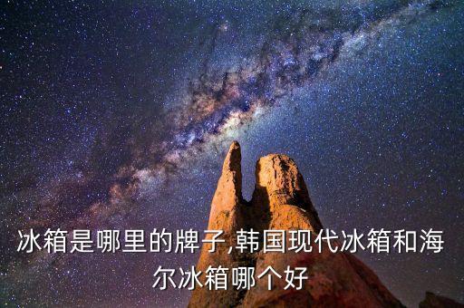 现代冰箱是哪里的牌子,韩国现代冰箱和海尔冰箱哪个好?