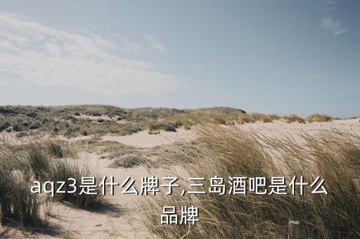 qtaqz3是什么牌子,三岛酒吧是什么品牌?