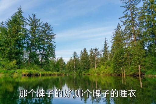 睡衣那个牌子的好,哪个牌子的睡衣?