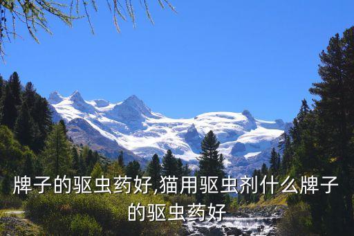 牌子的驱虫药好,猫用驱虫剂什么牌子的驱虫药好