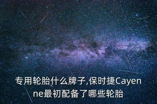 卡宴专用轮胎什么牌子,保时捷Cayenne最初配备了哪些轮胎?