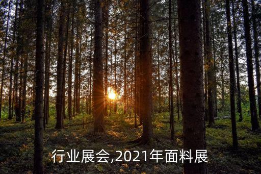 布艺行业展会,2021年面料展