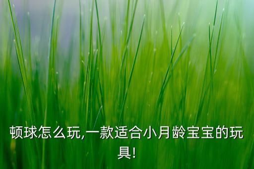 曼哈顿球怎么玩,一款适合小月龄宝宝的玩具!