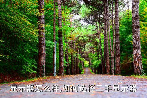 二手显示器怎么样,如何选择二手显示器