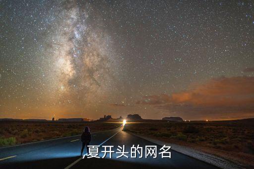 ,夏开头的网名