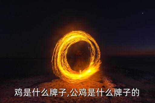 鸡是什么牌子,公鸡是什么牌子的