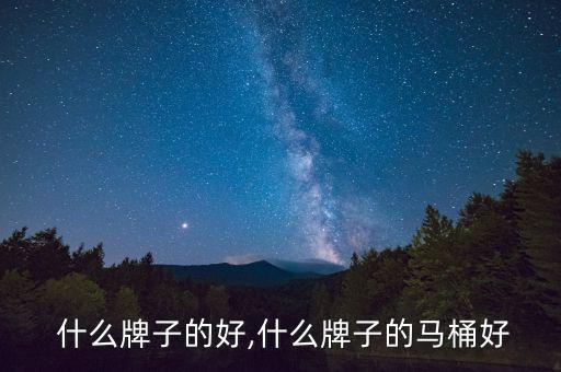 坐便 什么牌子的好,什么牌子的马桶好?