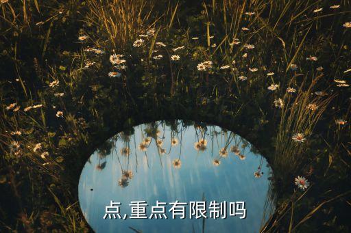 极限点,重点有限制吗?