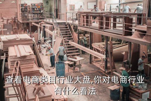 如何查看电商类目行业大盘,你对电商行业有什么看法?