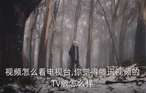 视频怎么看电视台,你觉得腾讯视频的TV版怎么样