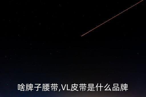 啥牌子腰带,VL皮带是什么品牌