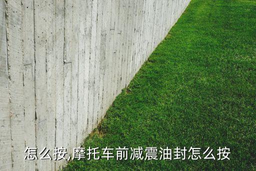 怎么按,摩托车前减震油封怎么按