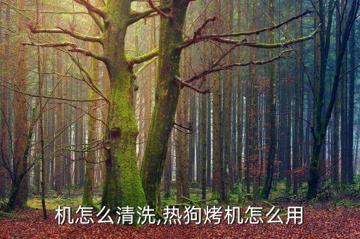 机怎么清洗,热狗烤机怎么用