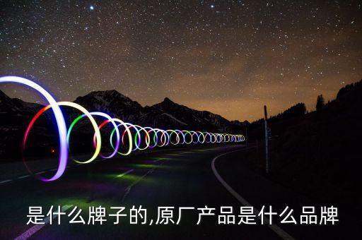  是什么牌子的,原厂产品是什么品牌
