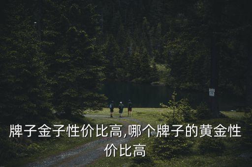 什么牌子金子性价比高,哪个牌子的黄金性价比高?