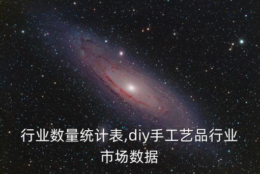 手工行业数量统计表,diy手工艺品行业市场数据