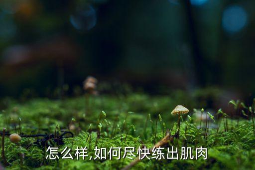 战绳怎么样,如何尽快练出肌肉?