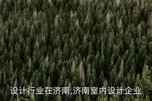设计行业在济南,济南室内设计企业