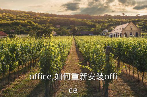 安装office,如何重新-安装office