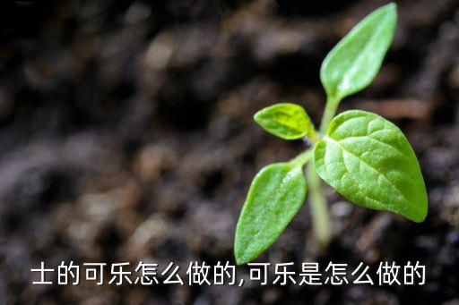 华莱士的可乐怎么做的,可乐是怎么做的?