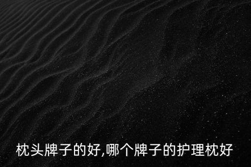 枕头牌子的好,哪个牌子的护理枕好