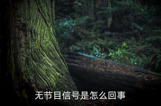 无节目信号是怎么回事