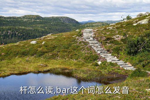 杆怎么读,bar这个词怎么发音