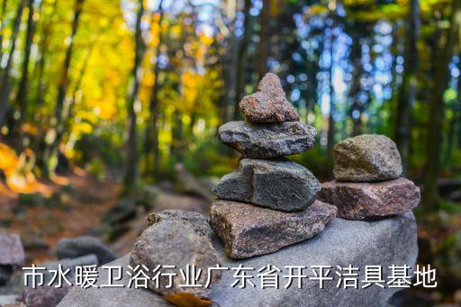 市水暖卫浴行业广东省开平洁具基地