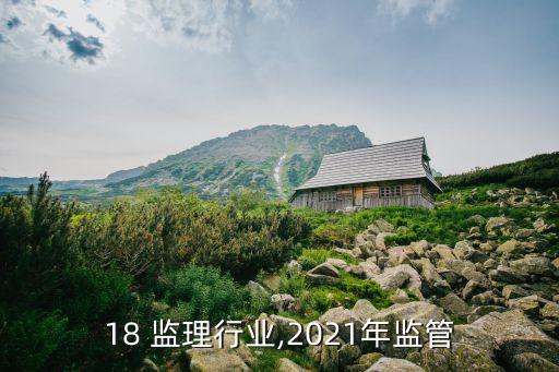 18 监理行业,2021年监管