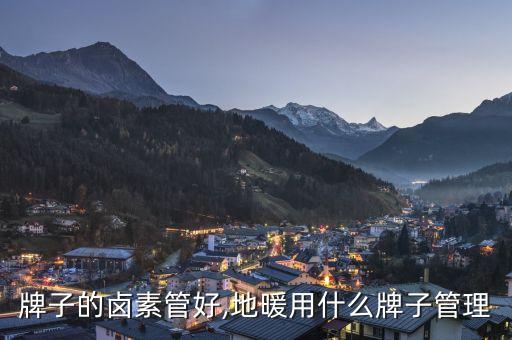 什么牌子的卤素管好,地暖用什么牌子管理?