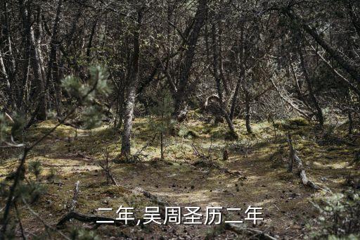 二年,吴周圣历二年