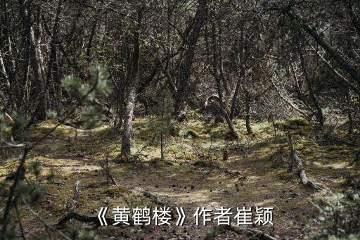 崔颖《黄鹤楼》作者崔颖