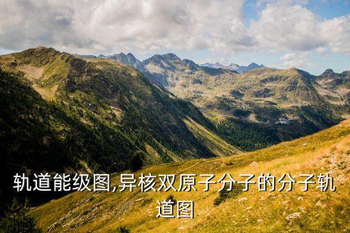 分子轨道能级图,异核双原子分子的分子轨道图
